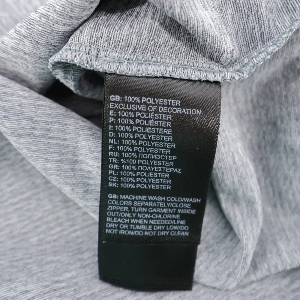 The North Face FlashDry-XD 1/4 Zip Performance Gray Long Sleeve Mens Large
